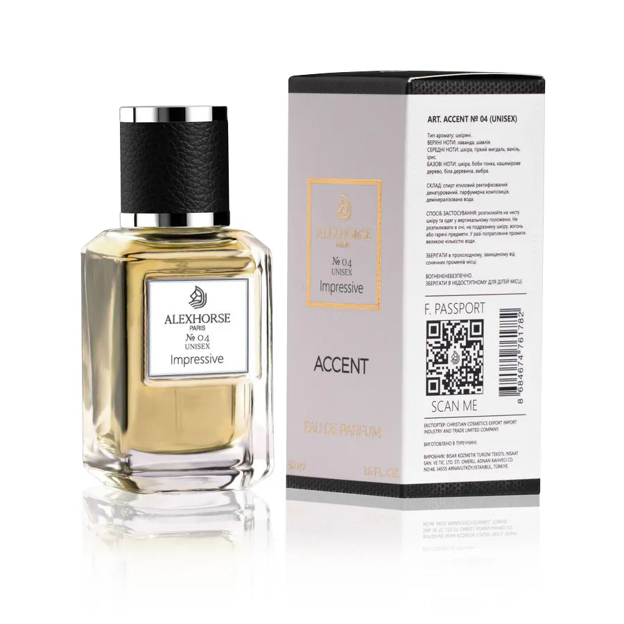 Unisex Eau de Parfum Impressive ACCENT Alex Horse 50 ml AA-004