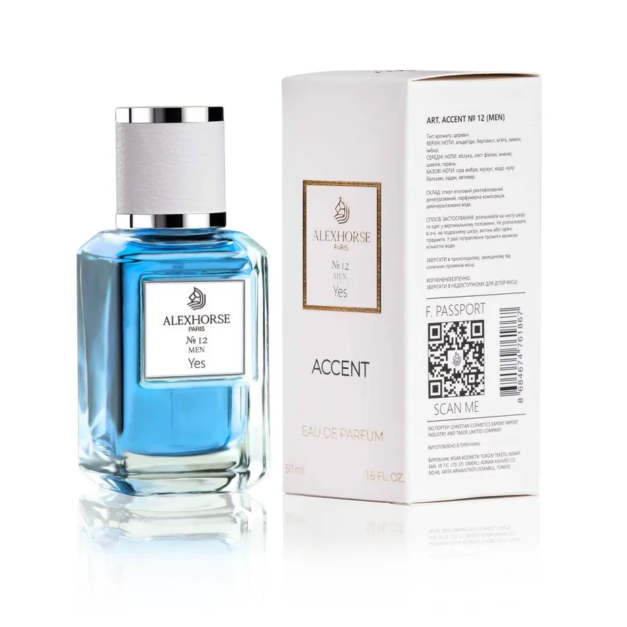 Herren Eau de Parfum Yes ACCENT Alex Horse 50 ml AA-012