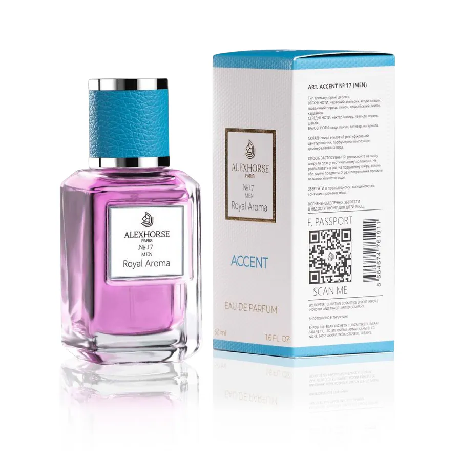 Herren Eau de Parfum Royal Aroma ACCENT Alex Horse 50 ml AA-017
