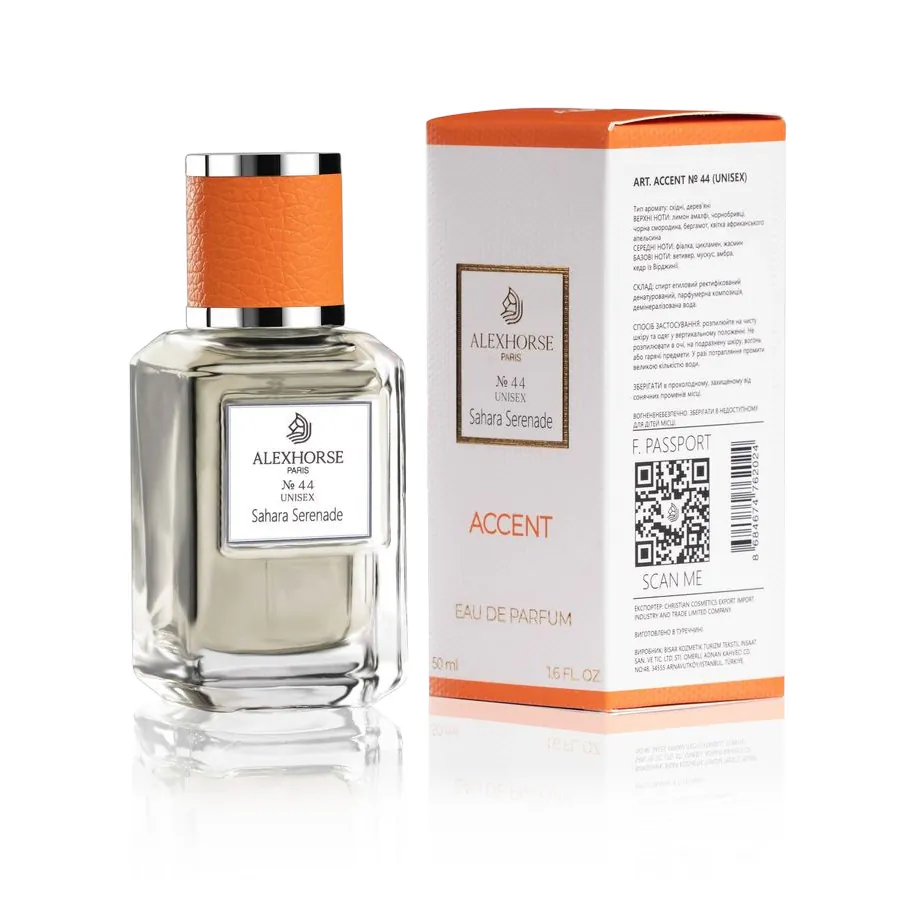 Unisex Eau de Parfum Sahara Serenade ACCENT Alex Horse 50 ml AA-044