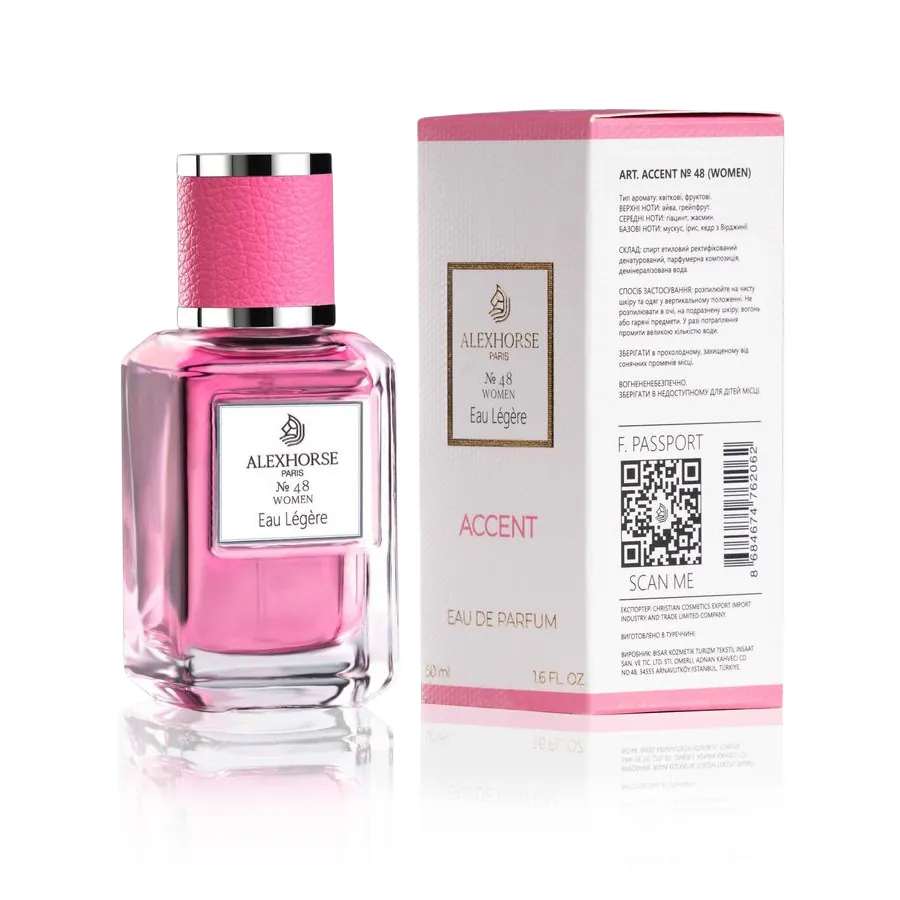 Damen Eau de Parfum Eau Légère ACCENT Alex Horse 50 ml AA-048