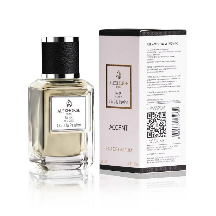 Damen Eau de Parfum Oui à la Passion ACCENT Alex Horse 50 ml AA-055
