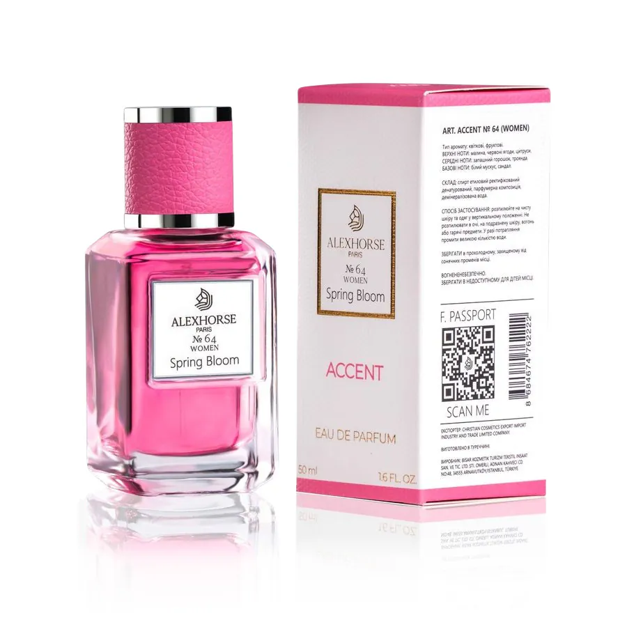 Damen Eau de Parfum Spring Bloom ACCENT Alex Horse 50 ml AA-064