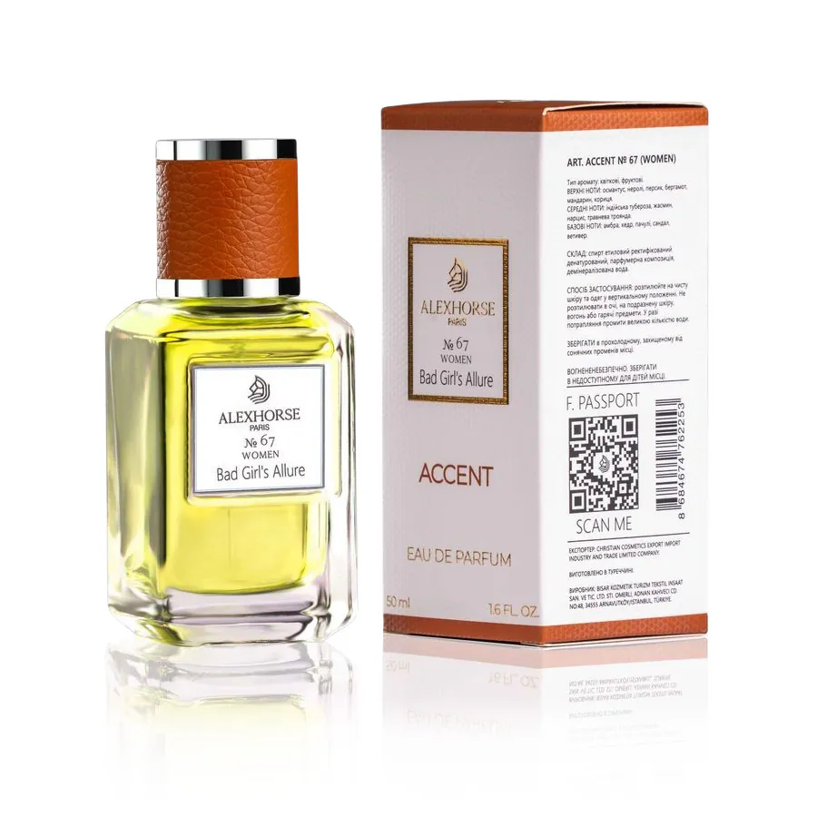Damen Eau de Parfum Bad Girl’s Allure ACCENT Alex Horse 50 ml AA-067