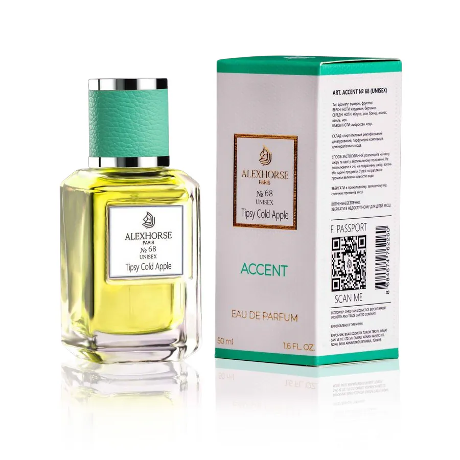 Unisex Eau de Parfum Tipsy Cold Apple ACCENT Alex Horse 50 ml AA-068