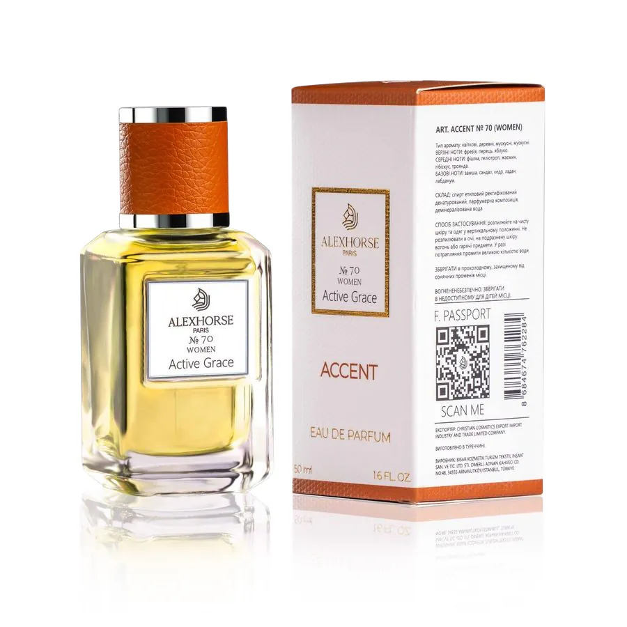 Damen Eau de Parfum Active Grace ACCENT Alex Horse 50 ml AA-070
