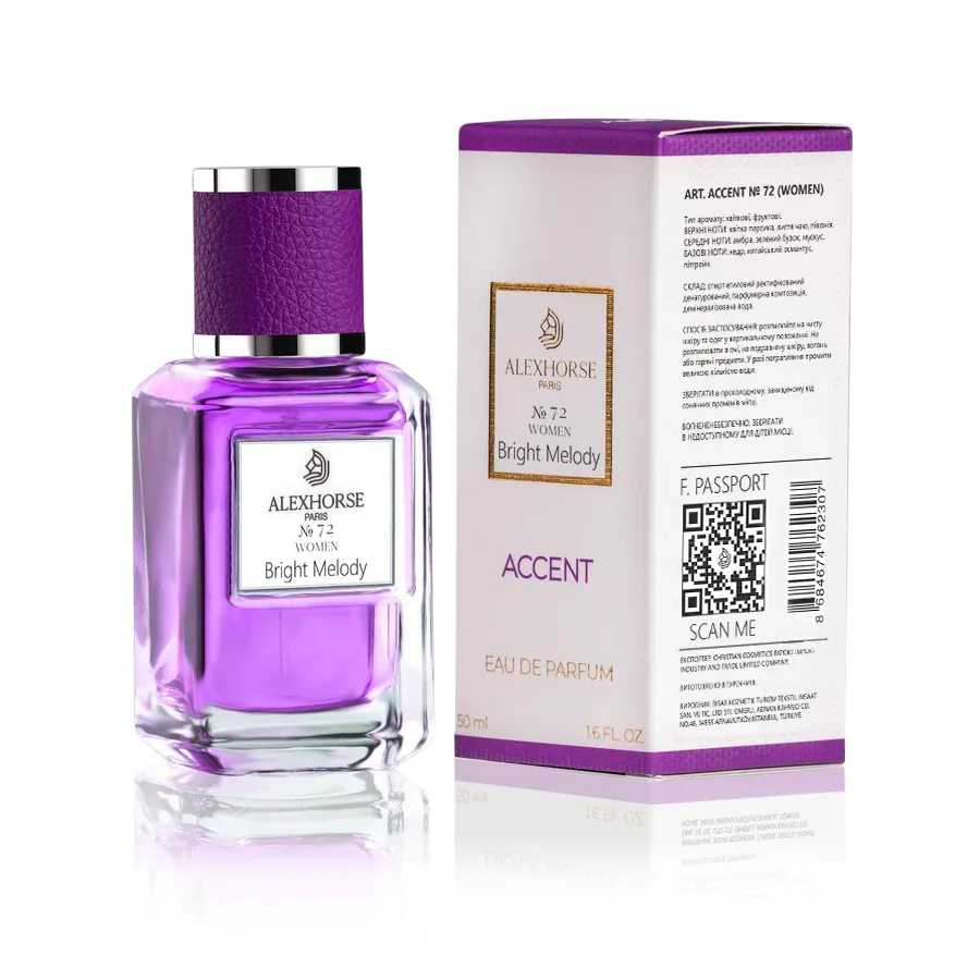 Damen Eau de Parfum Bright Melody ACCENT Alex Horse 50 ml AA-072