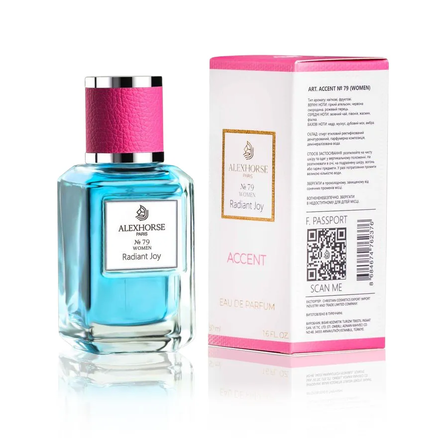 Damen Eau de Parfum Radiant Joy ACCENT Alex Horse 50 ml AA-079
