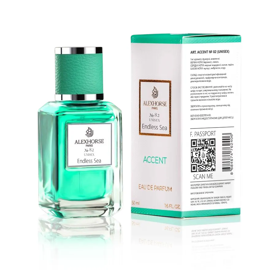 Unisex Eau de Parfum Endless Sea ACCENT Alex Horse 50 ml AA-082