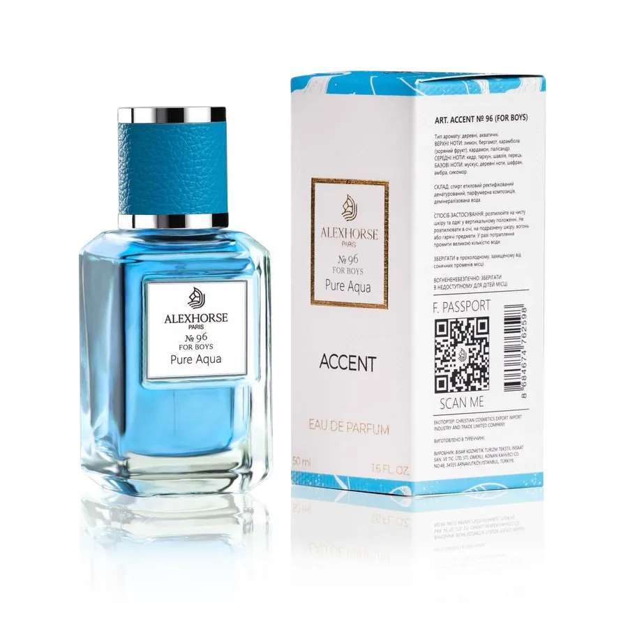 Eau de Parfum für Jungen Pure Aqua ACCENT Alex Horse50 ml AA-096