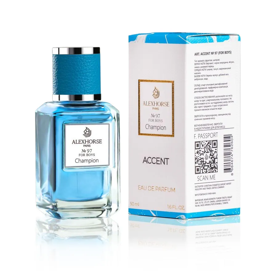 Eau de Parfum für Jungen Champion ACCENT Alex Horse 50 ml AA-097