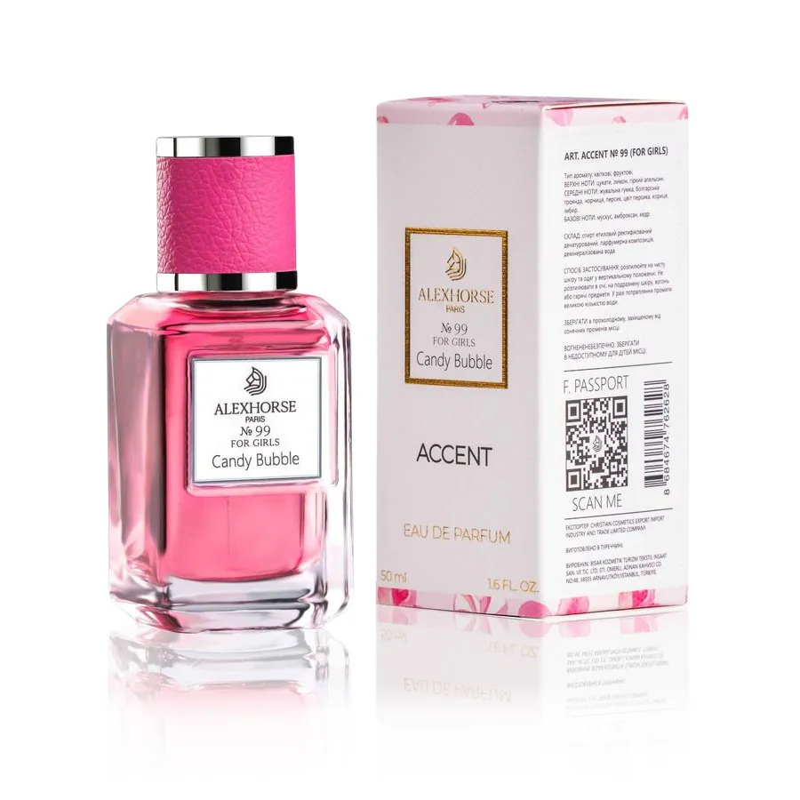 Eau de Parfum für Mädchen Candy bubble ACCENT Alex Horse 50 ml AA-099