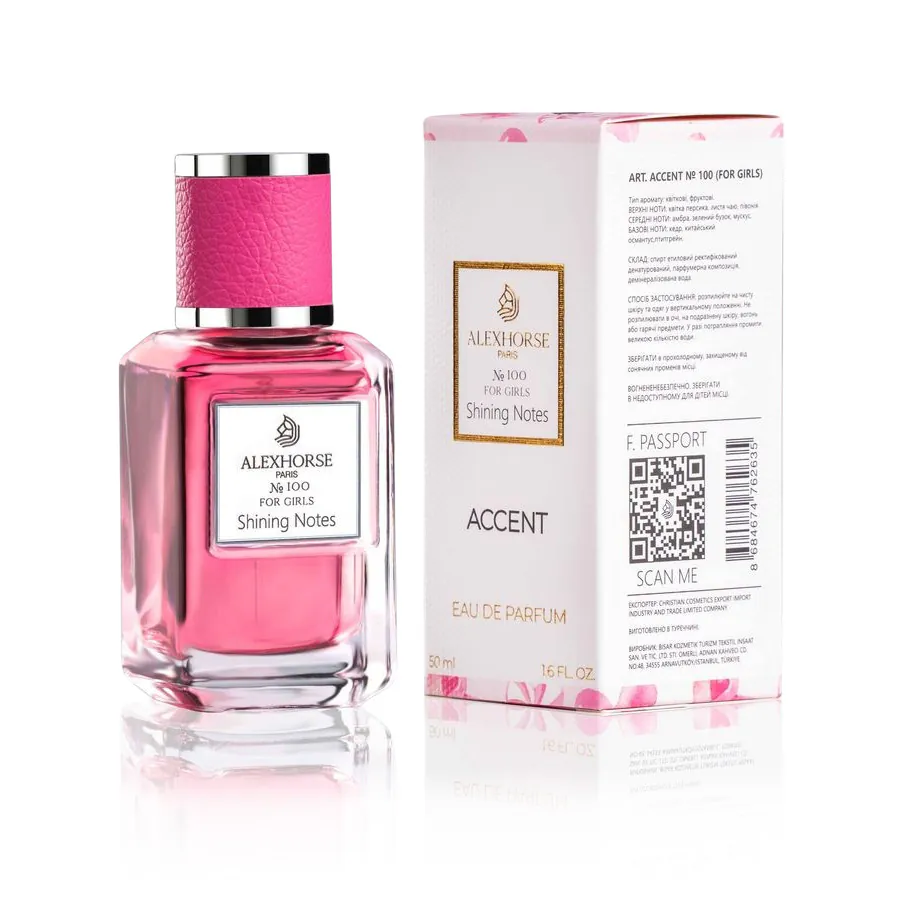 Eau de Parfum für Mädchen Shining Notes ACCENT Alex Horse 50 ml AA-100