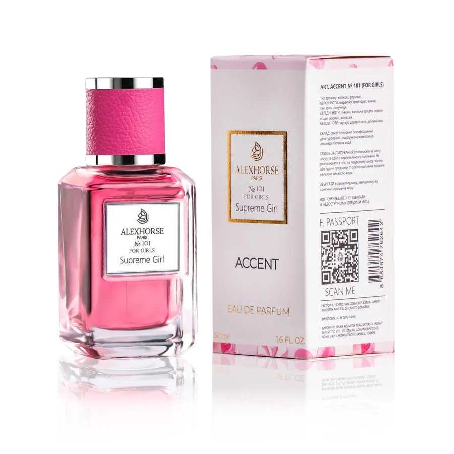 Eau de Parfum für Mädchen Supreme Girl ACCENT Alex Horse 50 ml AA-101